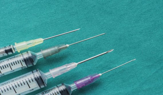 Closeup of Syringe
